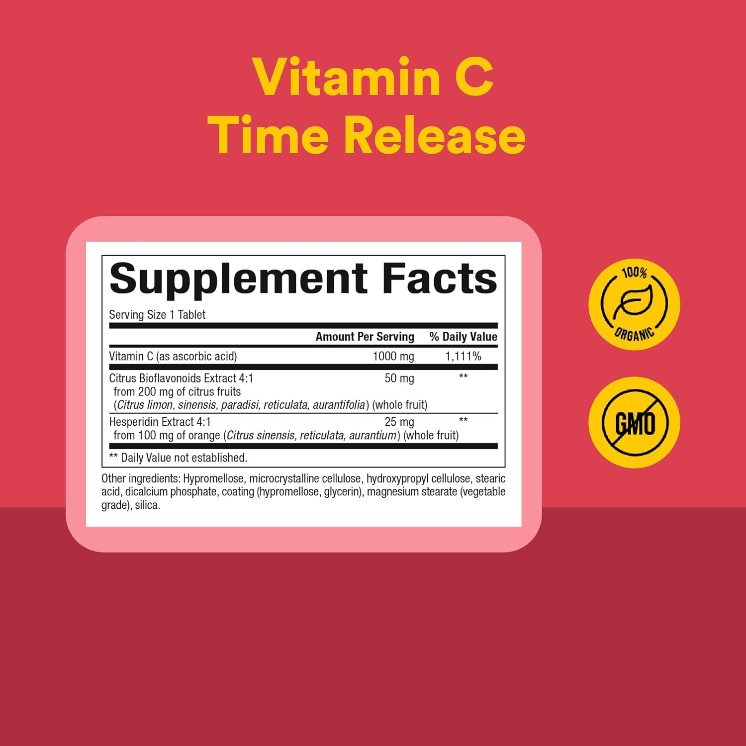 Natural Factors Vitamin C Time Release – 1000 mg, 180 Tablets
