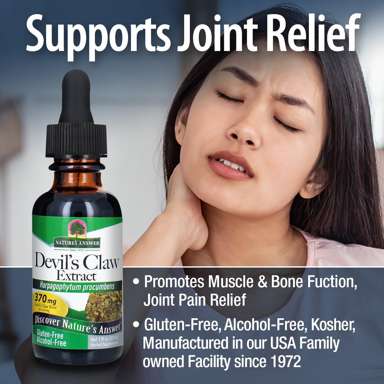 Nature's Answer Devil's Claw Root Alcohol-Free Extract, 30 ml