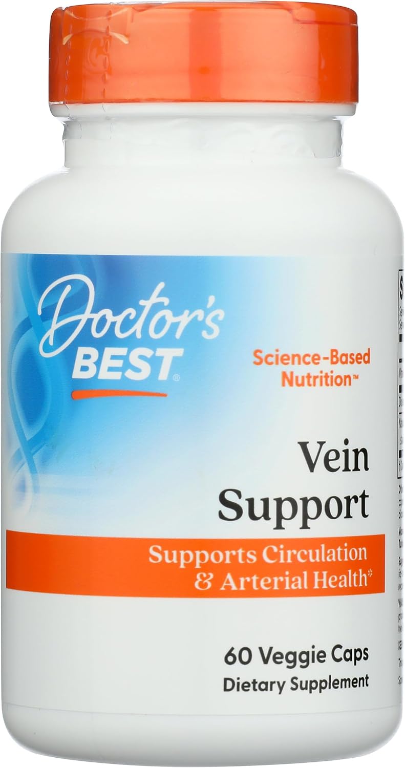 Doctor's BEST Vein Support with DiosVein & MenaQ7, 60 Capsules