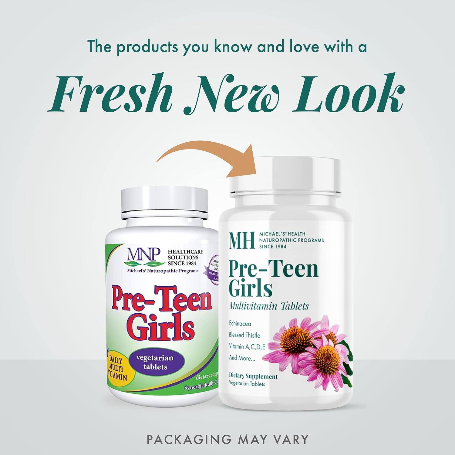 Michael's Health Naturopathic Programs Pre-Teen Girls – 60 Vegetarian Tablets