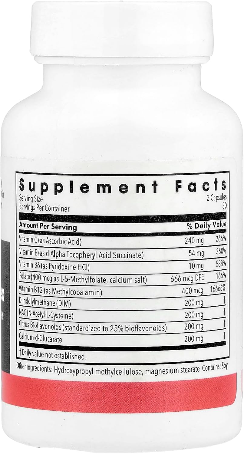 Metabolic Maintenance DIM Complex – Oestrogen Metabolism Support with NAC & Calcium D-Glucarate – 60 Capsules