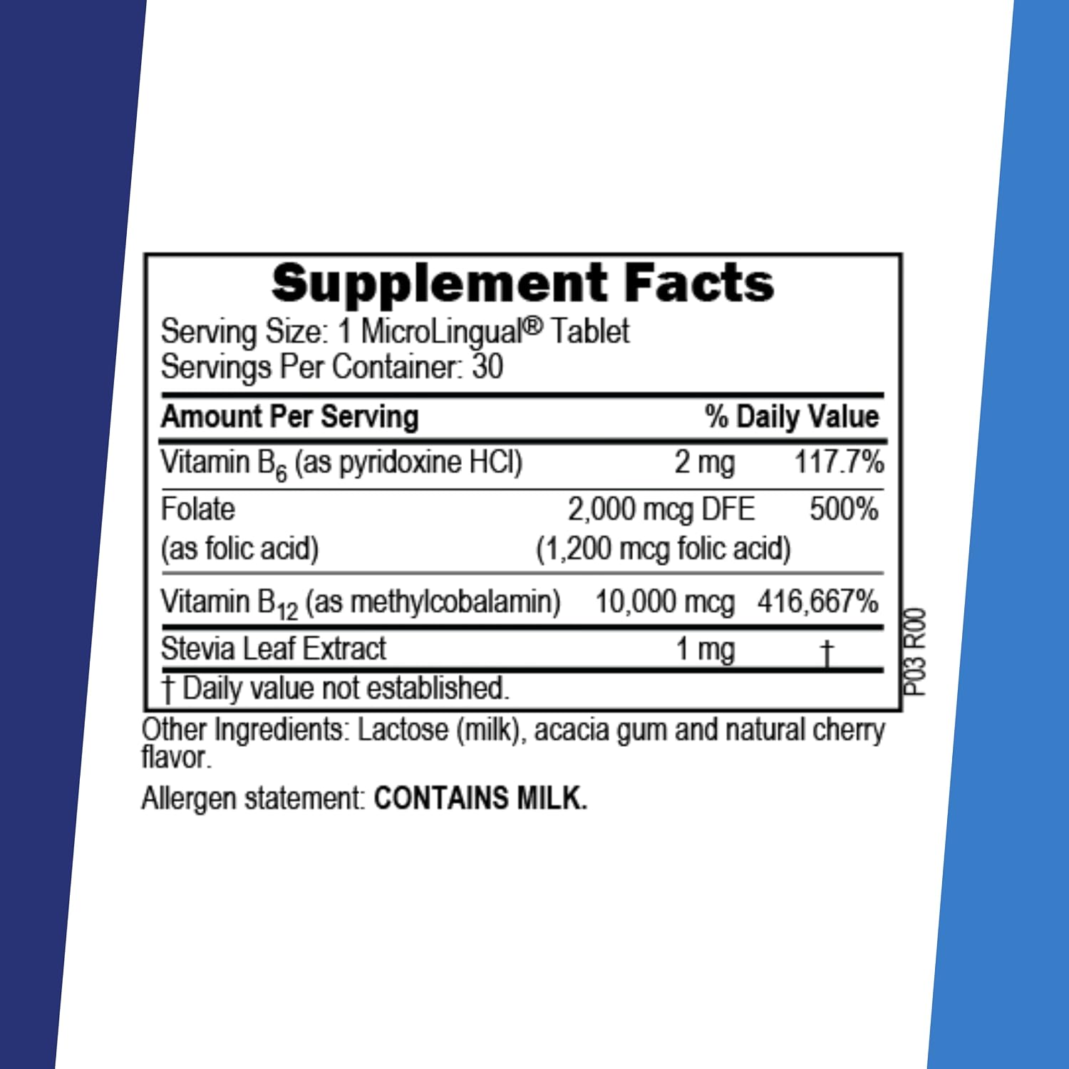 Superior Source No Shot Vitamin B12 Methylcobalamin 10000 mcg, B6 & Folic Acid 1200 mcg - Supports Brain & Heart Health - Aids Natural Energy Levels - 30 Sublingual Dissolving Tablets