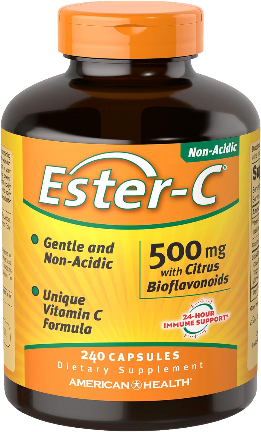 American Health Ester-C with Citrus Bioflavonoids, 500 mg, 120 Capsules