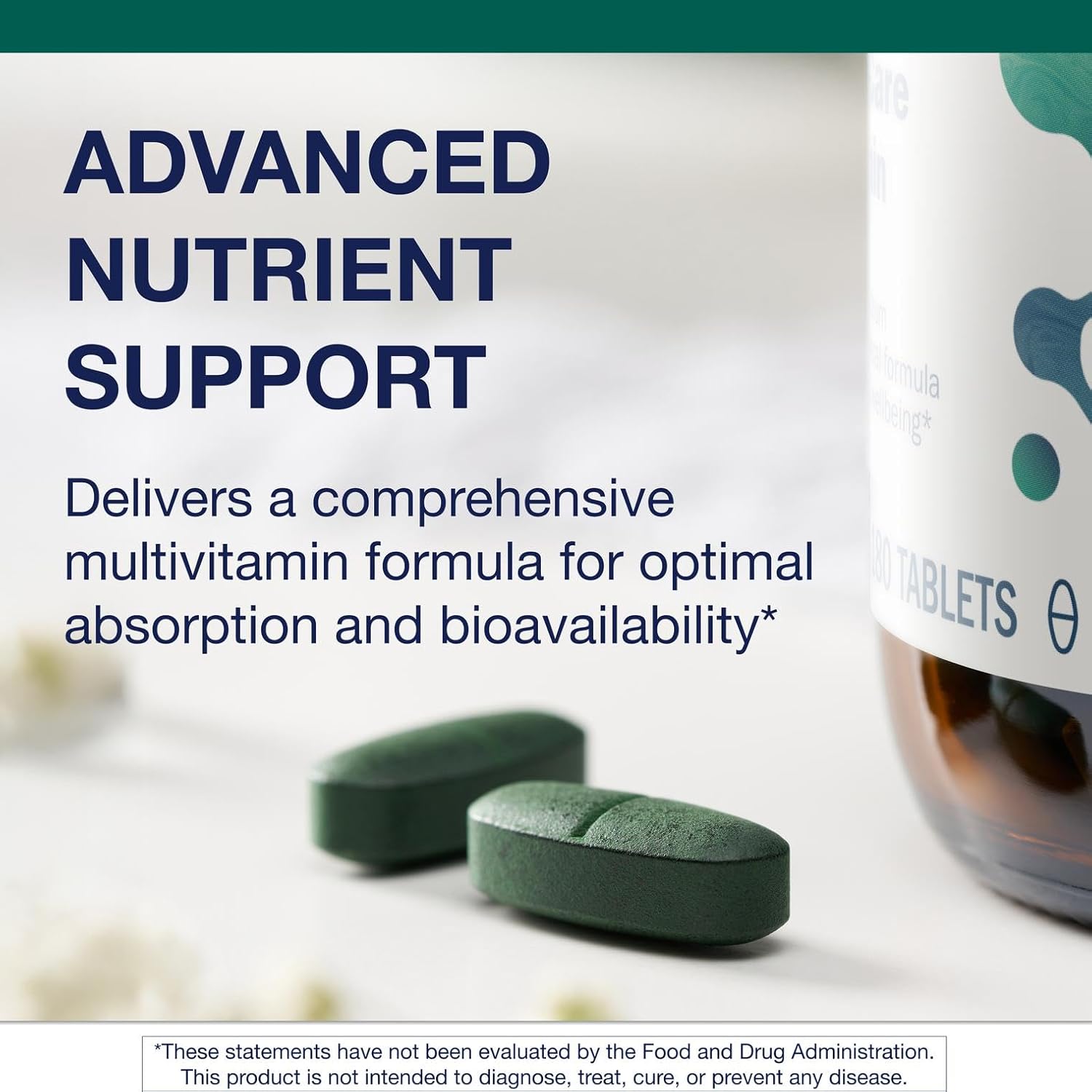 Metagenics Multigenics Intensive Care Multivitamin with Iron – High-Absorption Formula – 180 Tablets