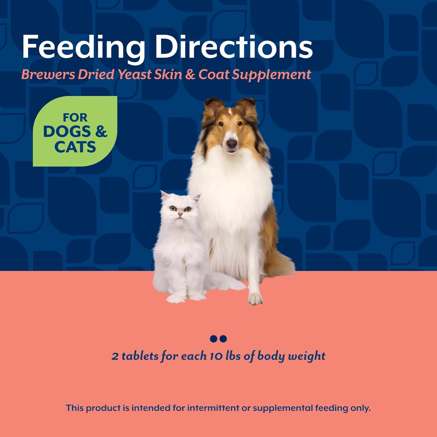 NaturVet Brewer's Dried Yeast Formula with Garlic Flavouring Plus Omegas - Rich in Omega-3, 6 & 9 Fatty Acids - Fortified with B1, B2, Niacin & Vitamin C - for Dogs & Cats, 1000 Chewable Tablets