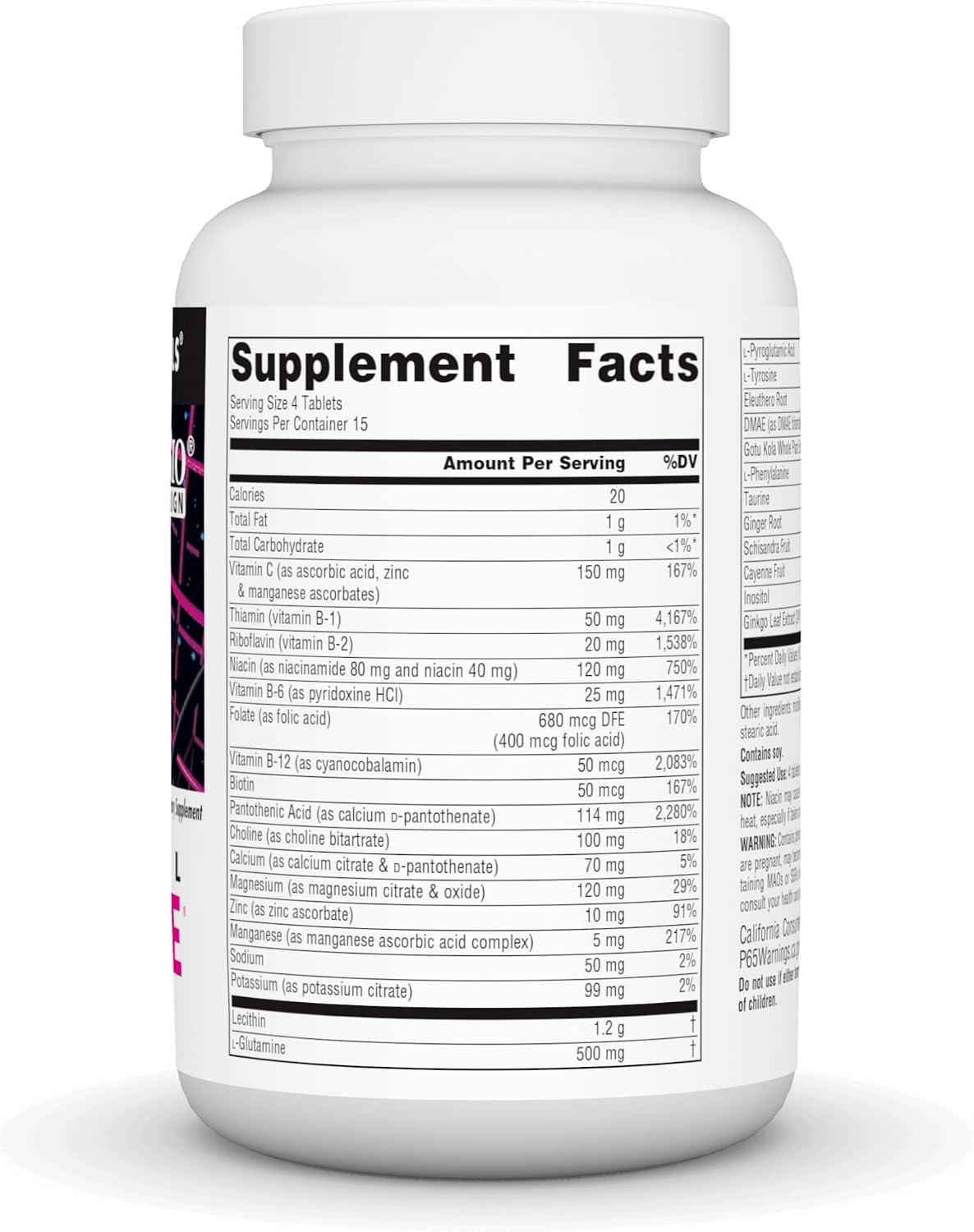 Source Naturals Mental Edge - Brain Boosting Supplement - 60 Tablets