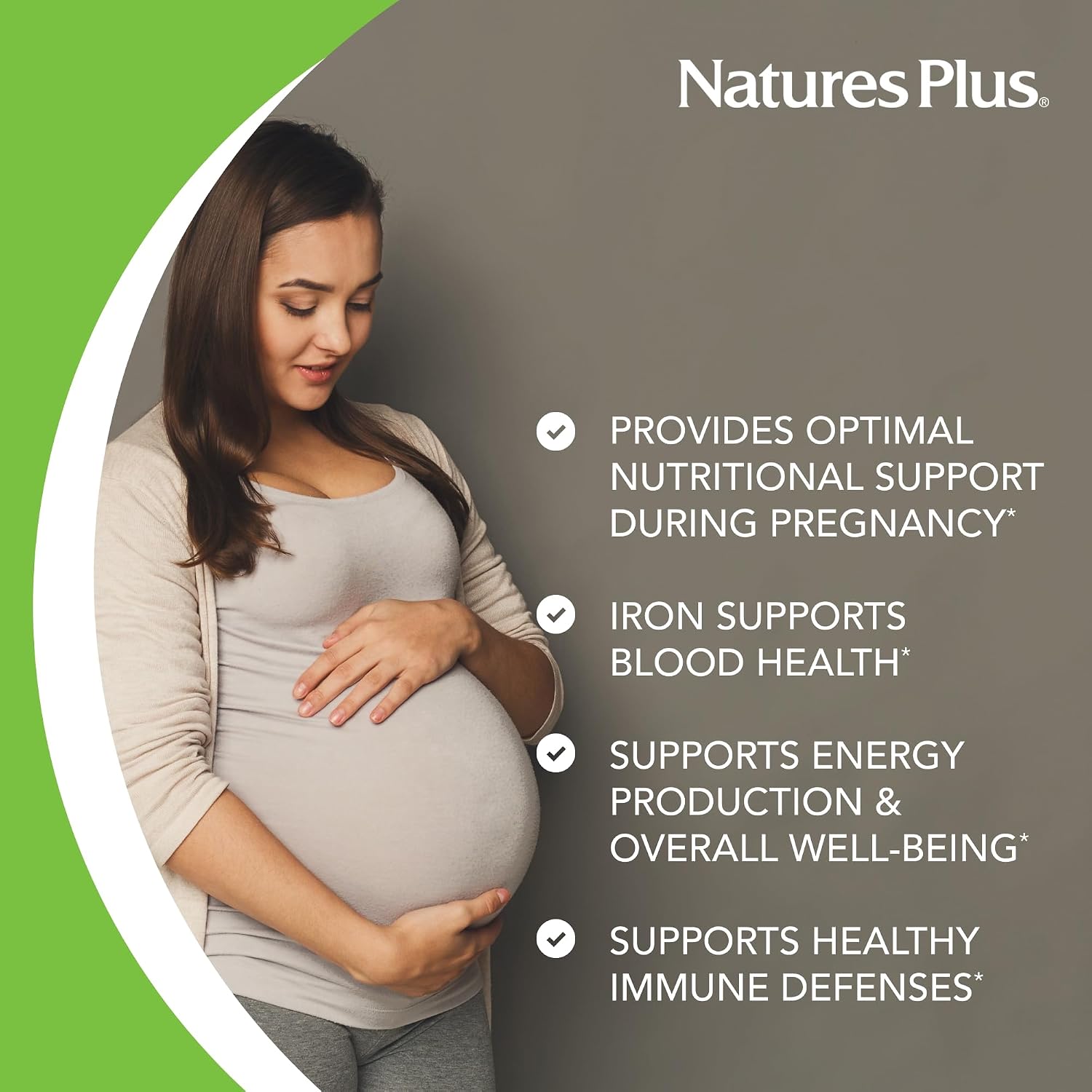 NaturesPlus Source of Life Prenatal Liquid, Tropical Fruit, 30 fl oz (887 mL)