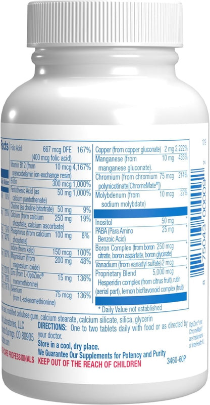 30-In-1 Adult Multivitamin without Iron - Antioxidant Rich Over 50 Multivitamin for Women and Men