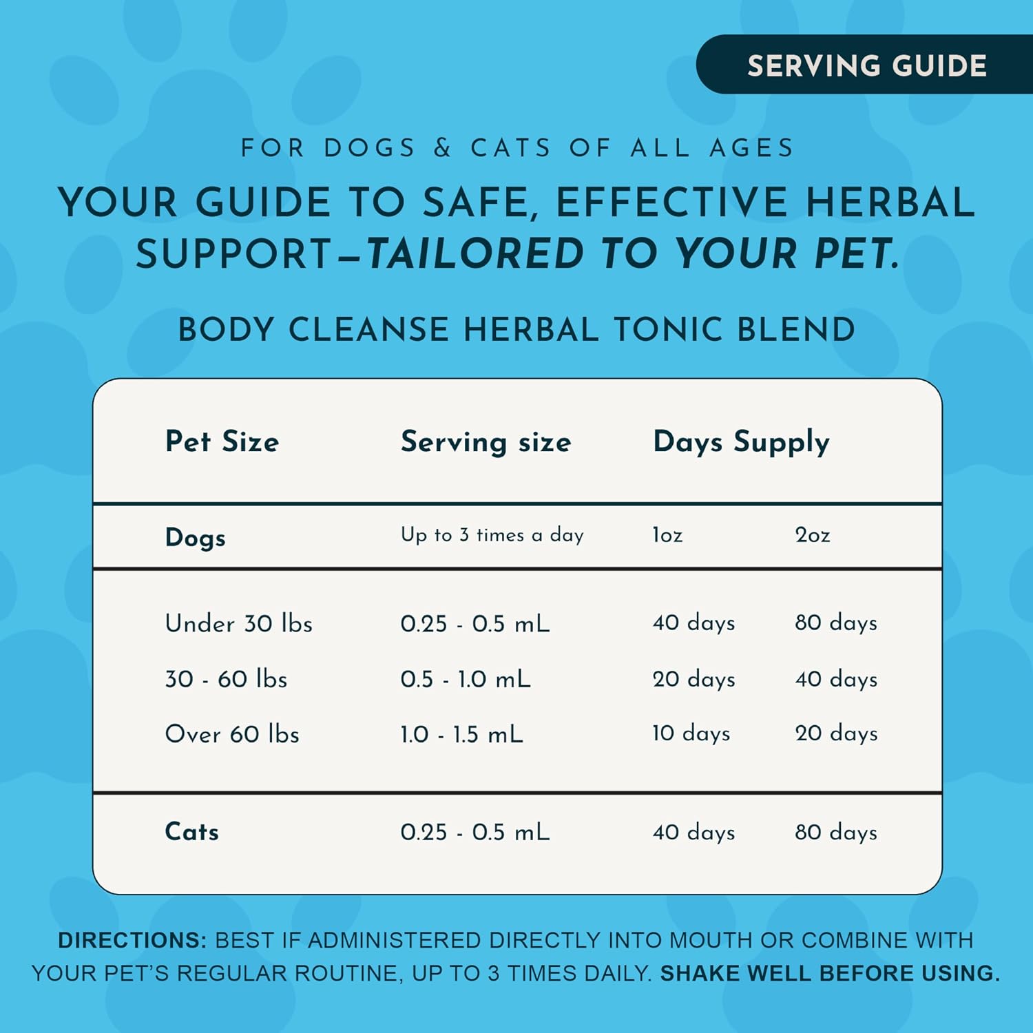 Animal Essentials Body Cleanse Liver Support for Dogs & Cats - 30 mL