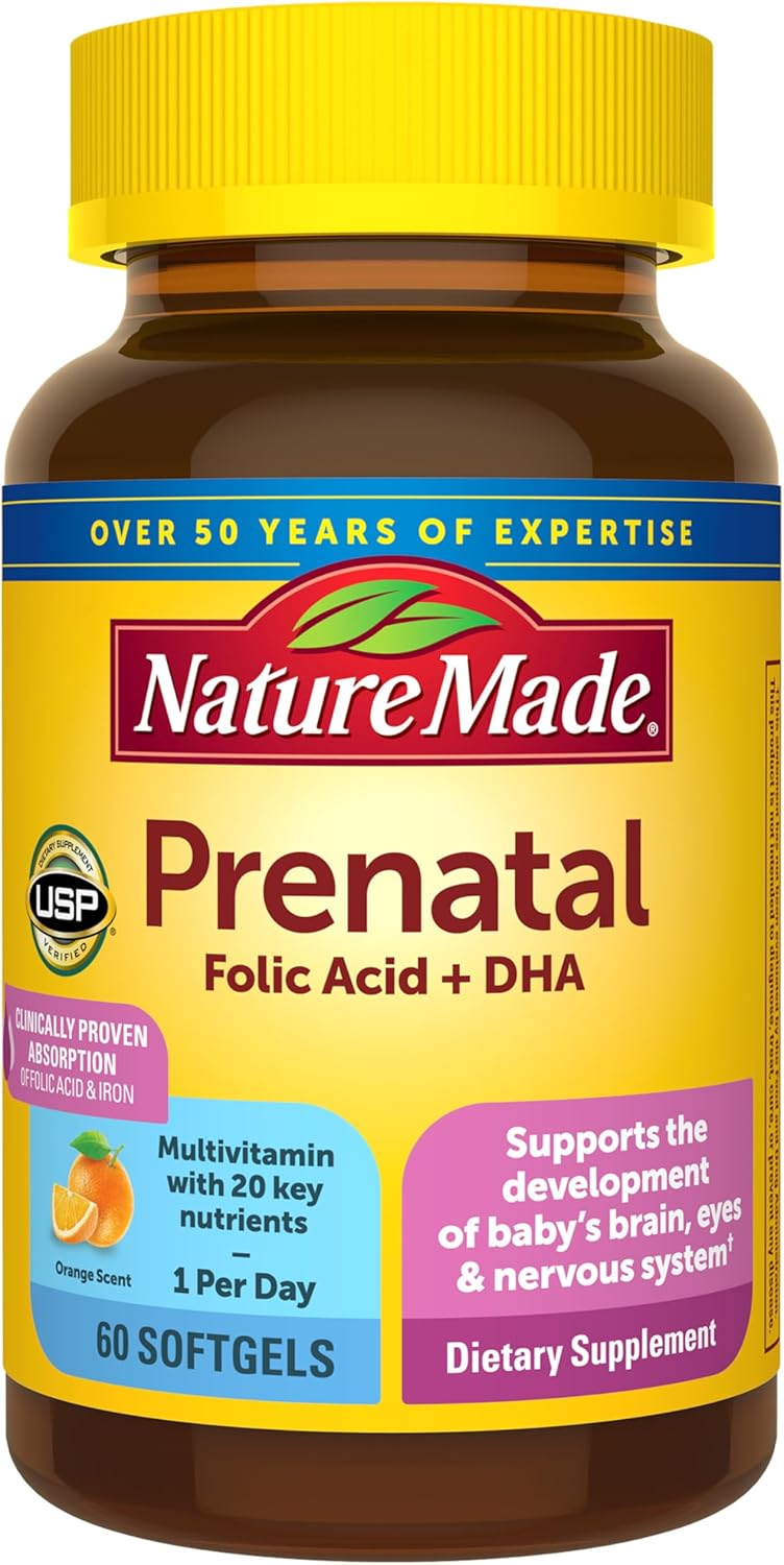 Nature Made Prenatal + DHA 200 mg, 150 Soft Gels