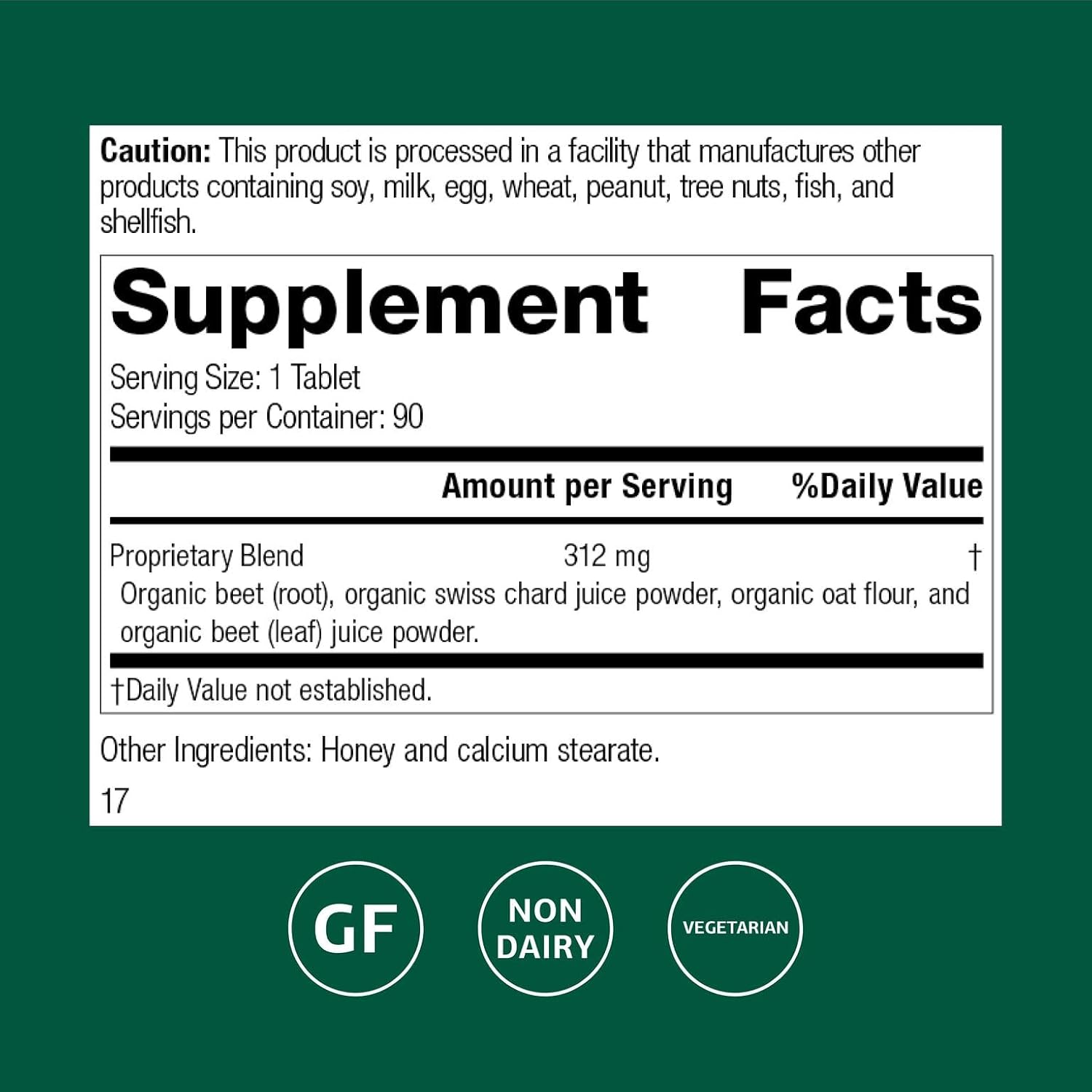 Standard Process Betafood – 90 Tablets
