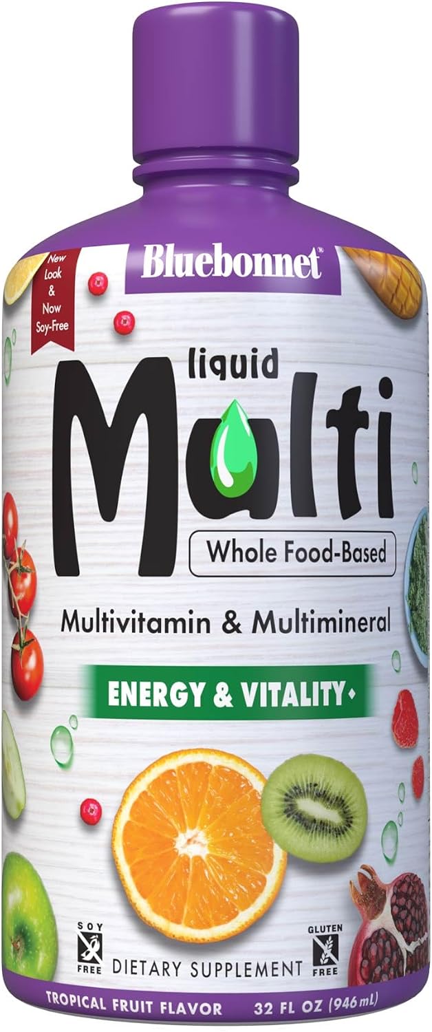 Bluebonnet Nutrition Liquid Super Earth MultiNutrient Formula – 946 mL, Tropical Fruit Flavour