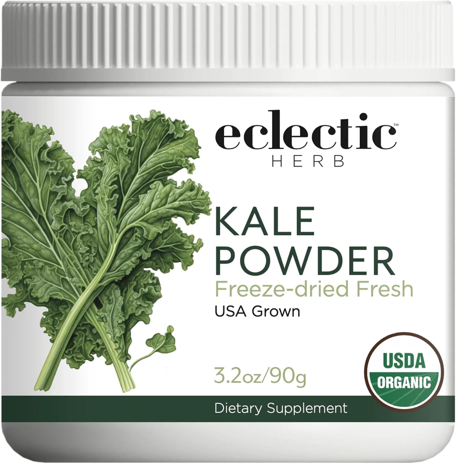 Eclectic Herb Organic Kale Powder - Superfood Supplement (90.7 g)