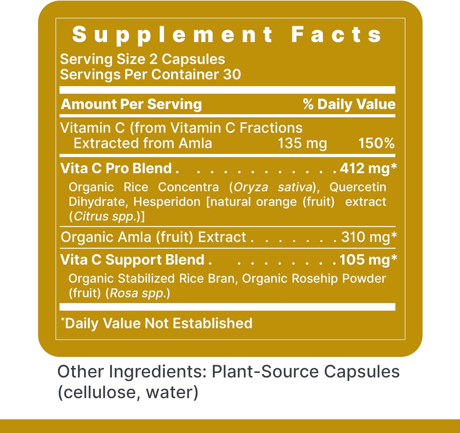Premier Research Labs Essential C Complex - Whole Food Vitamin C with Bioflavonoids & Rose Hips - 60 Vegetarian Capsules