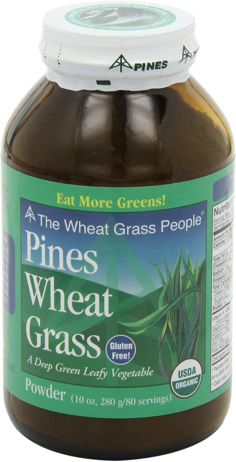 Pines International Wheat Grass Powder - Organic, 283 g