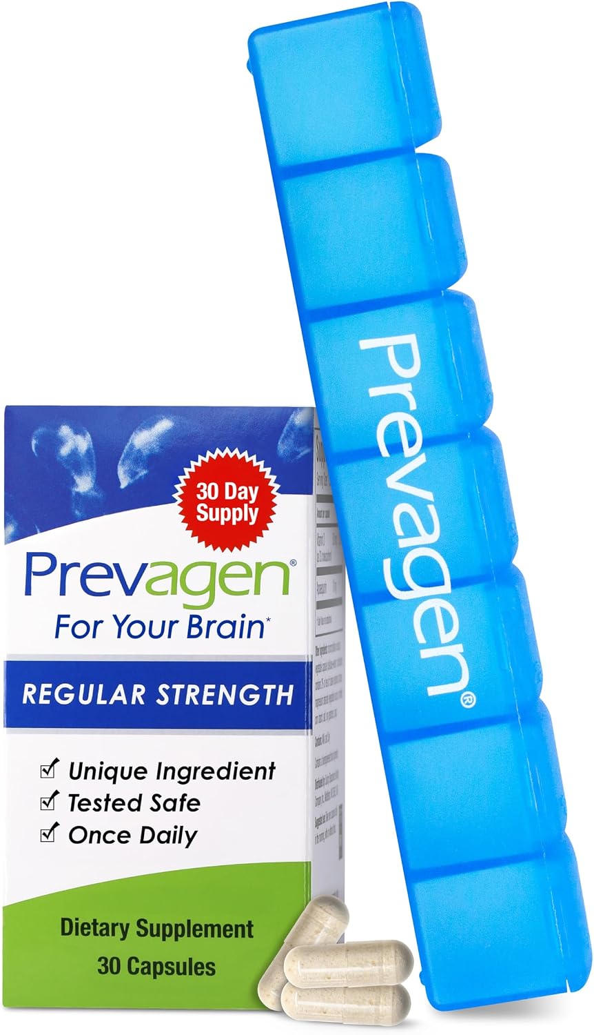 Prevagen Regular Strength Brain Supplement – 30 Capsules with Apoaequorin and Vitamin D3