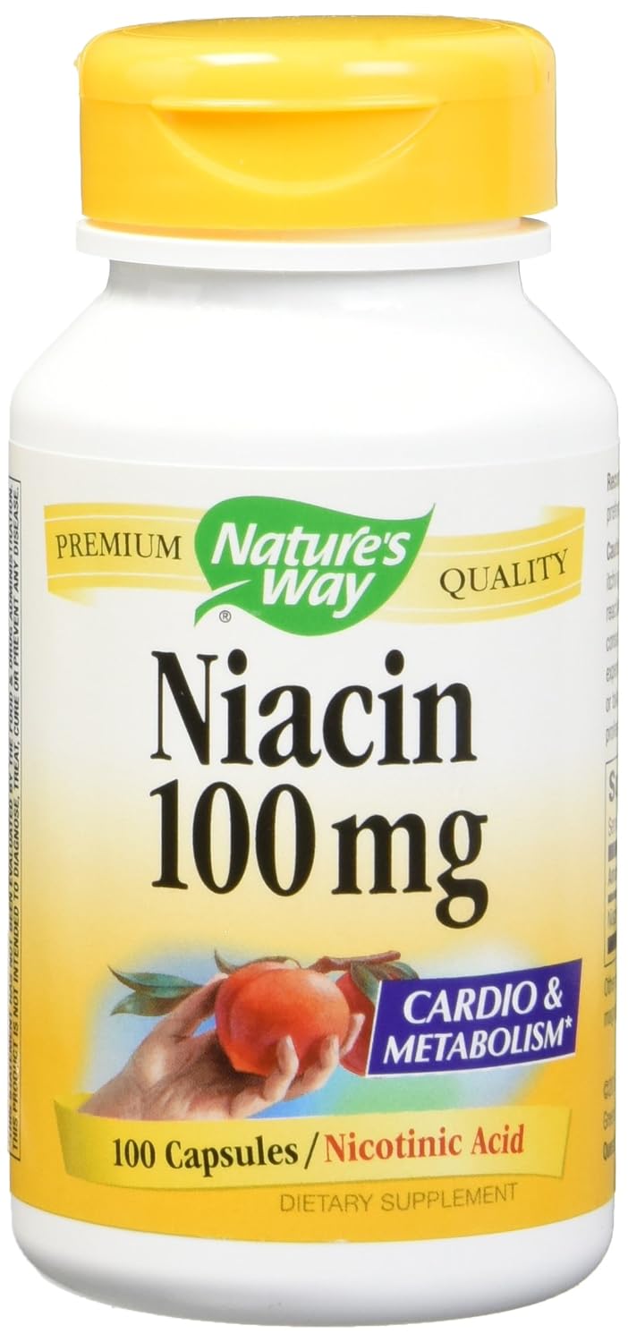 Niacin 100 mg – 100 Capsules (Pack of 2)