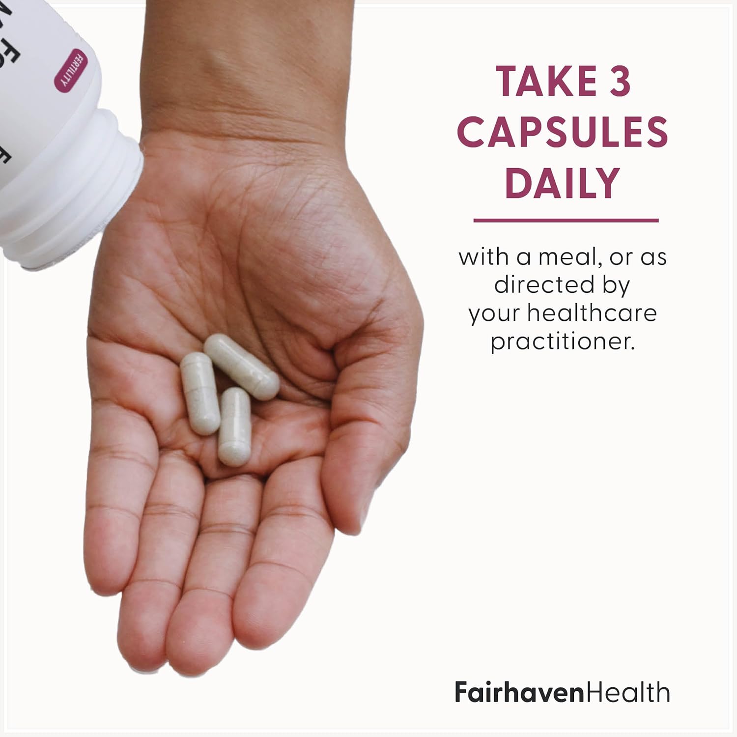 Fairhaven Health FertilAid for Women - Prenatal Fertility Supplement - 90 Capsules