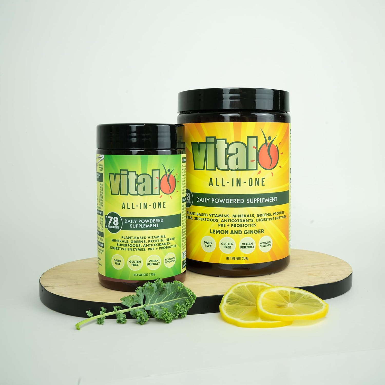 Vital All-in-One Daily Powdered Supplement - Natural Greens Superfood Powder