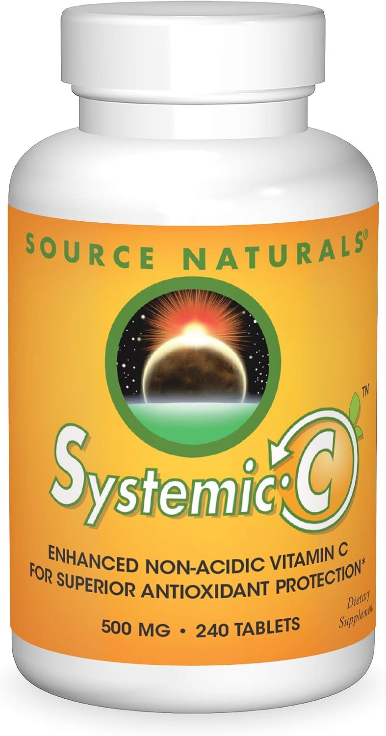 Source Naturals Systemic C, 500 mg - 240 Tablets