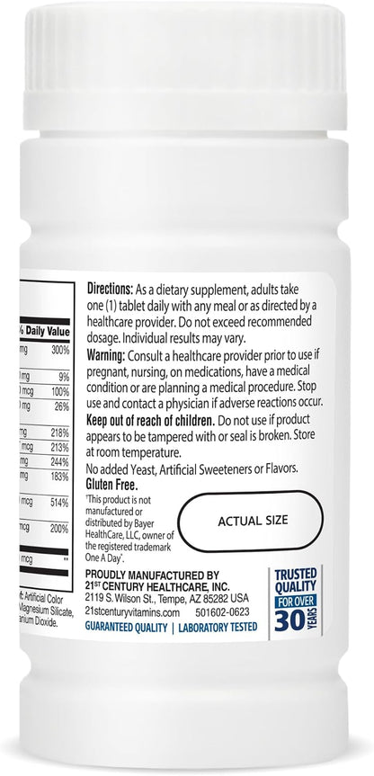 21st Century One Daily Men's 50+ Tablets, 100 Tablets
