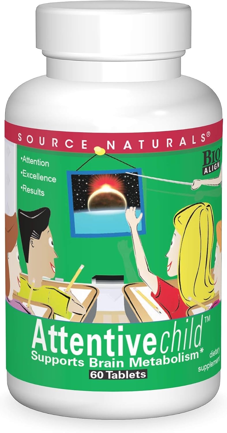 Source Naturals Attentive Child – Cognitive Nutrients for Growing Minds