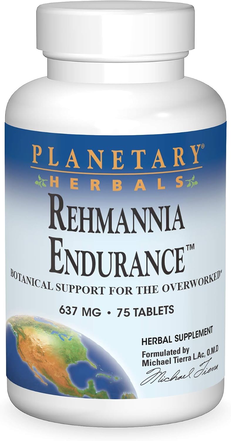 Planetary Herbals Rehmannia Endurance, 75 Tablets