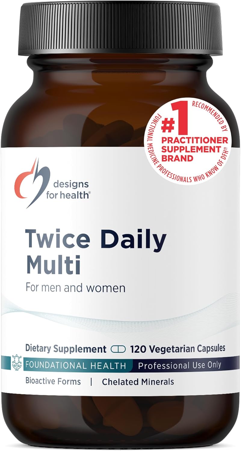 Designs for Health Methylated Multivitamin – Without Iron, 240 Capsules