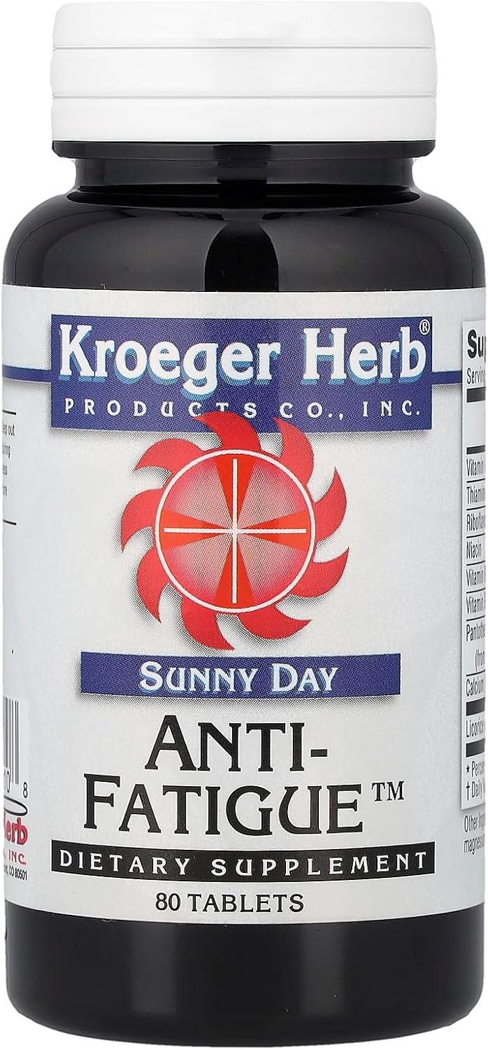 Kroeger Herb Anti-Fatigue, 80 Capsules