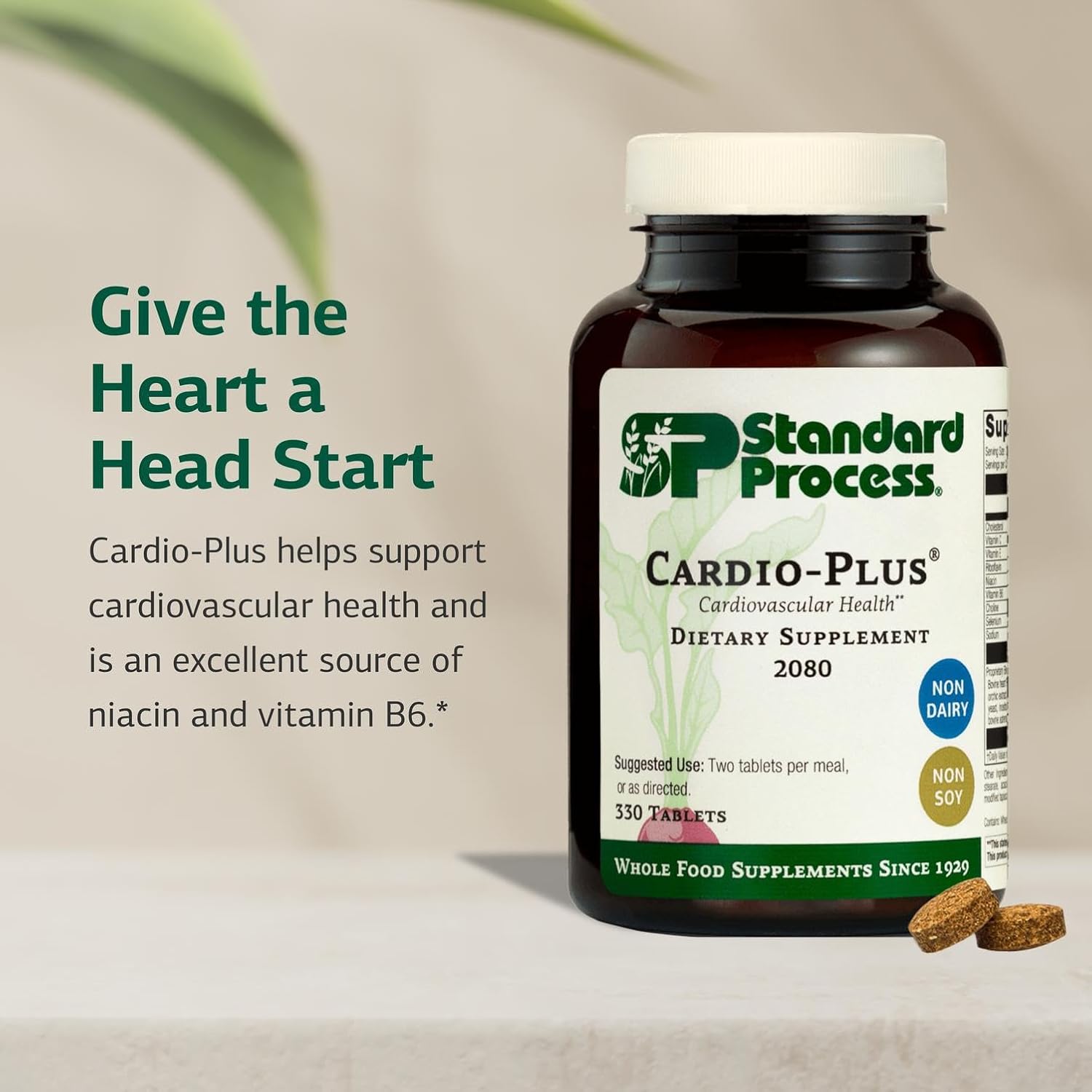 Standard Process Cardio-Plus - Antioxidant and Cardiovascular Support - 330 Tablets