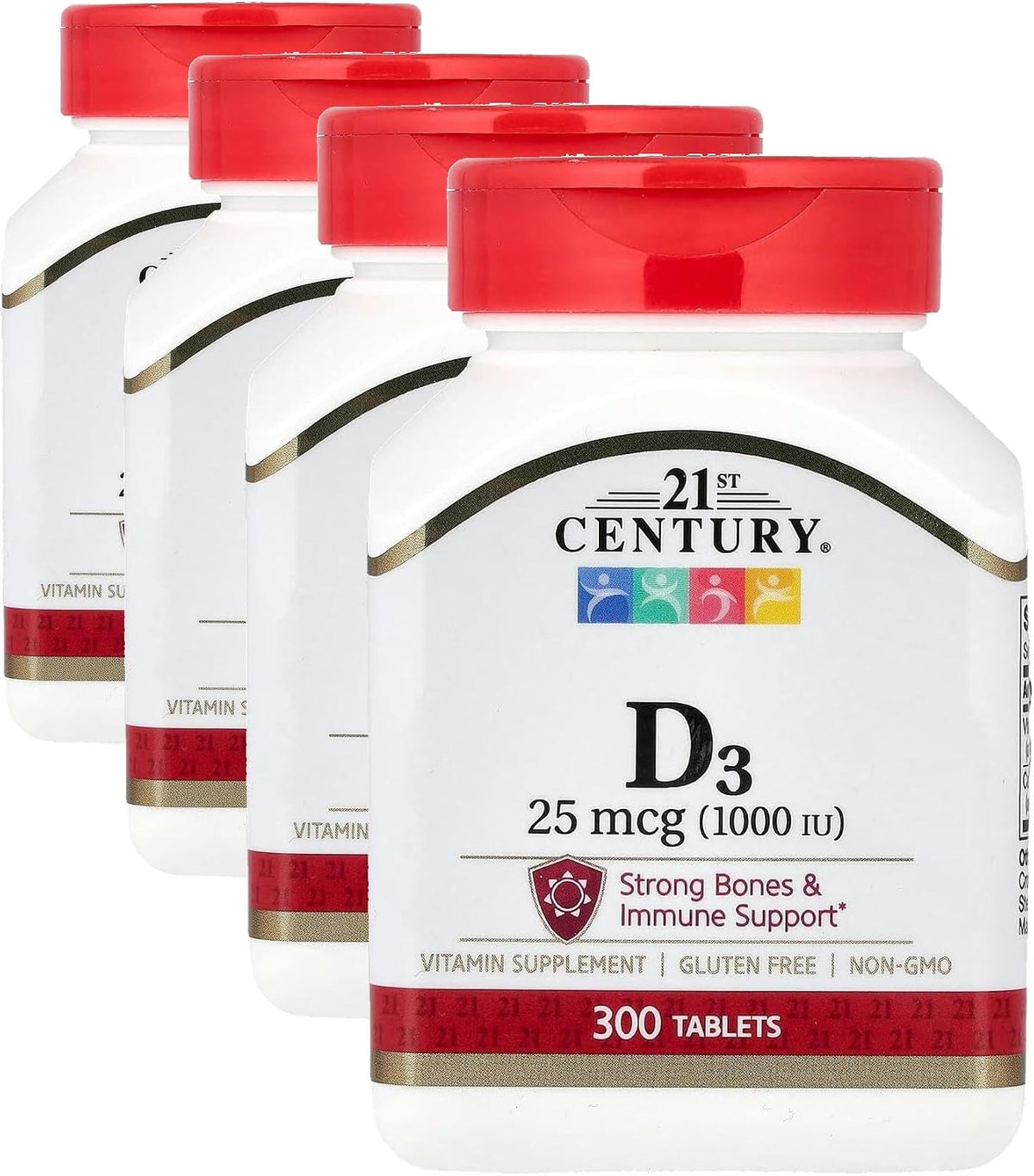 21st Century Vitamin D 1000 IU Tablets, 300 Count - görsel 6