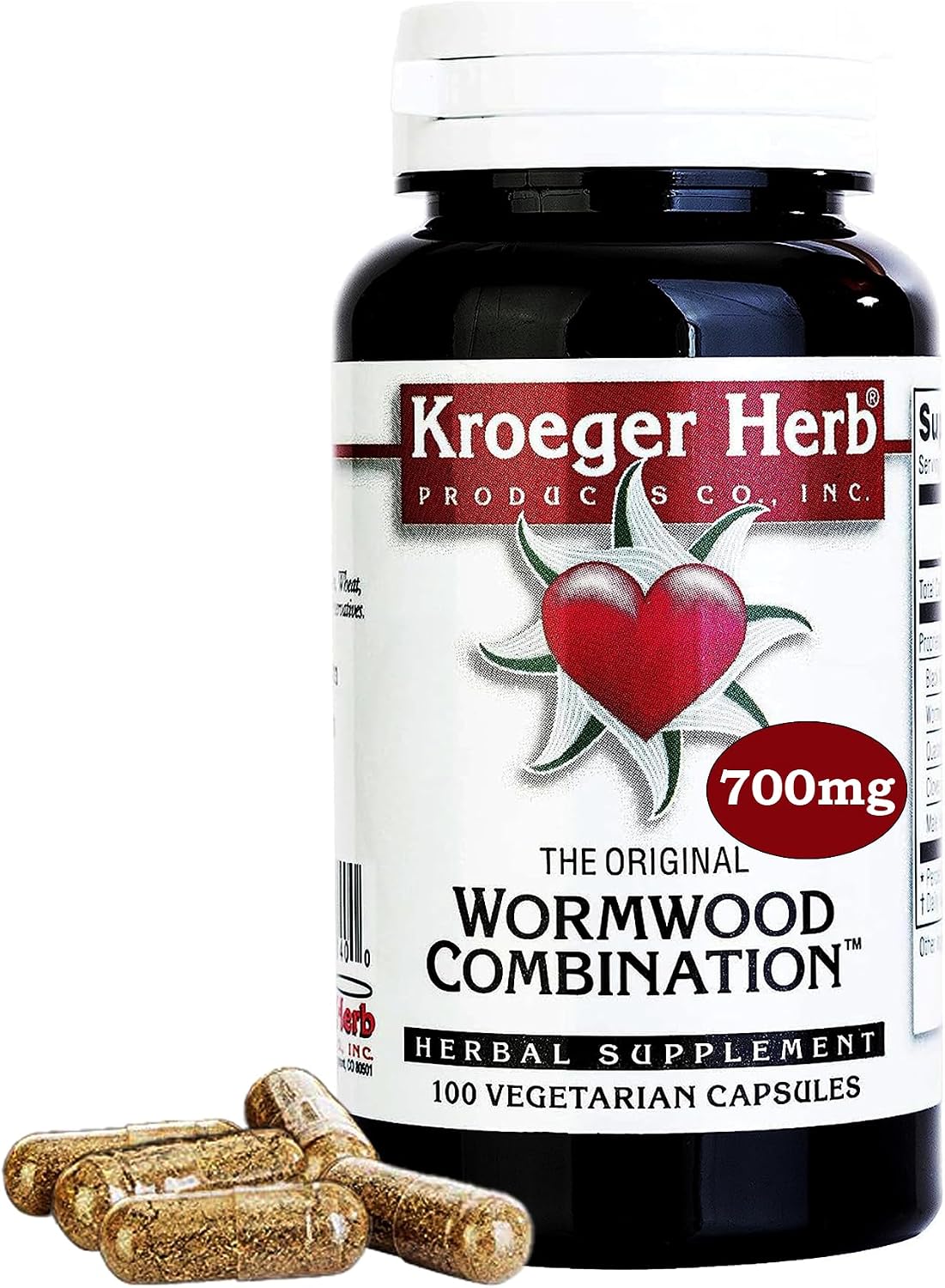 Wormwood Combination - 100 Vegetarian Capsules