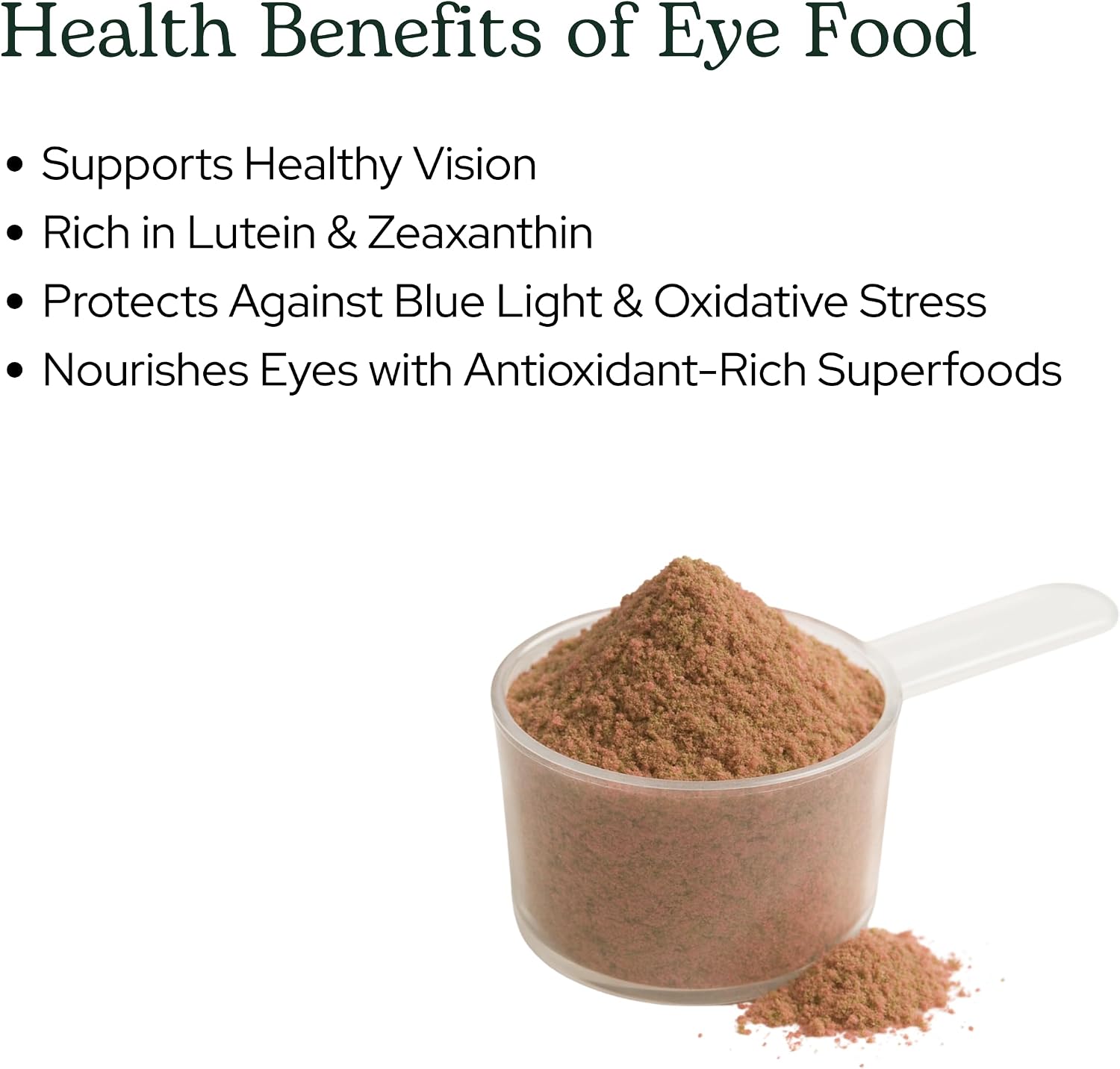 Eclectic Herb Organic Eye Food Powder - Vision Support, Bilberry and Ginkgo, 138 g