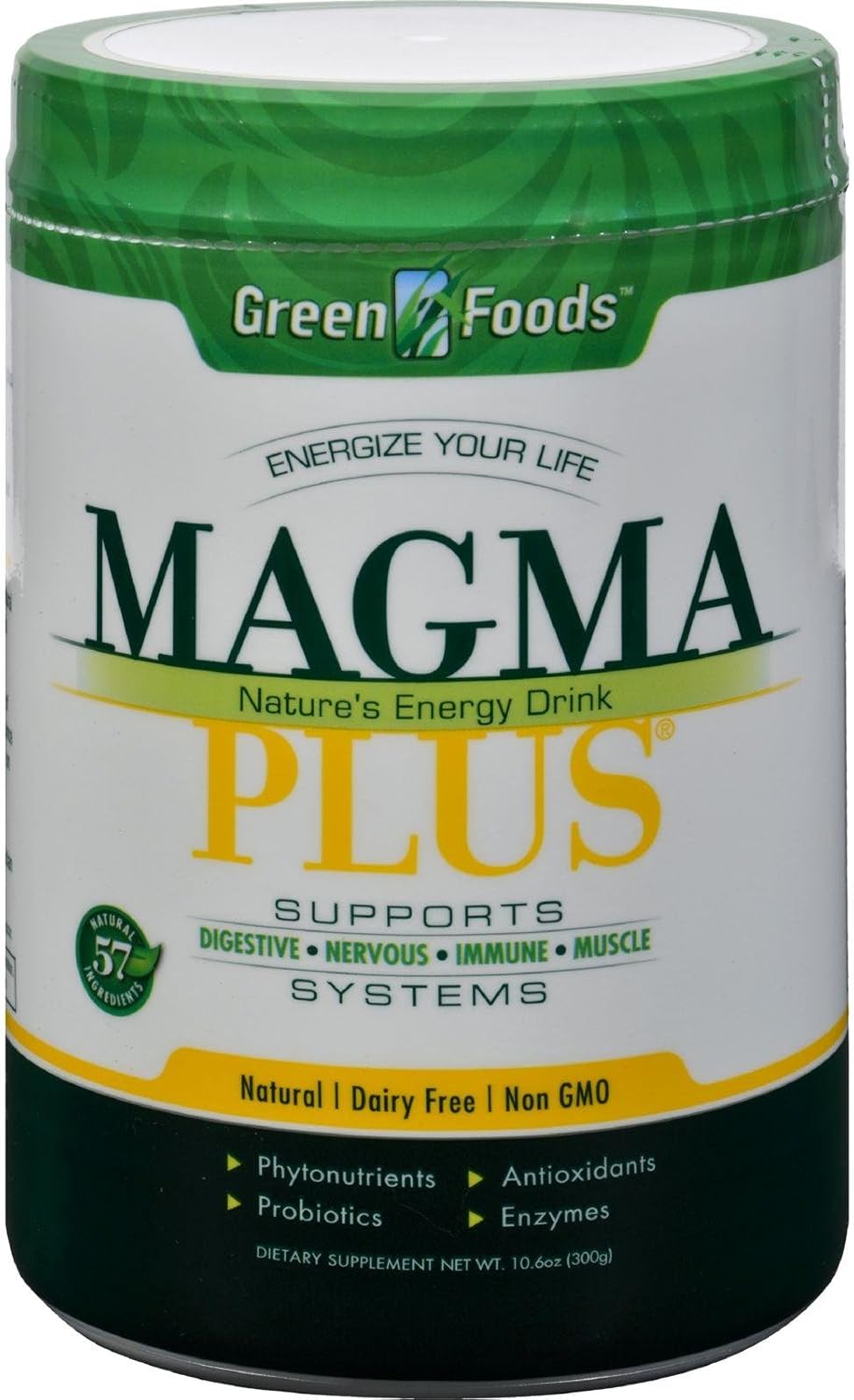 Green Foods Magma Plus Superfood Powder, 300 g