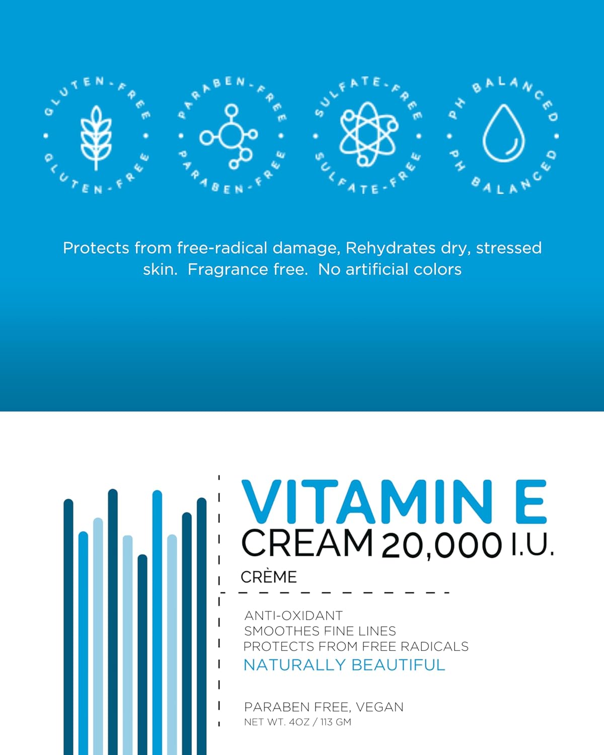 Mill Creek Vitamin E Cream 20,000 IU – 4 oz.