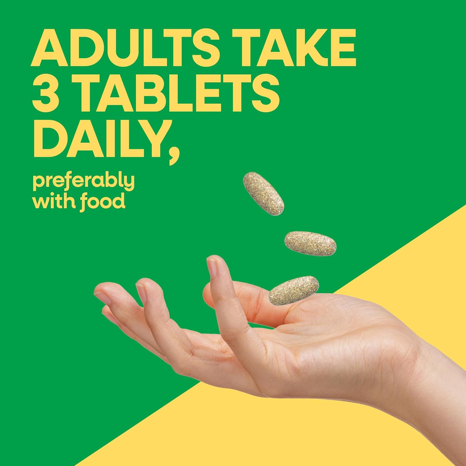 Nature's Way Alive! Max3 Potency Daily Multivitamin, No Iron Added, 90 Tablets
