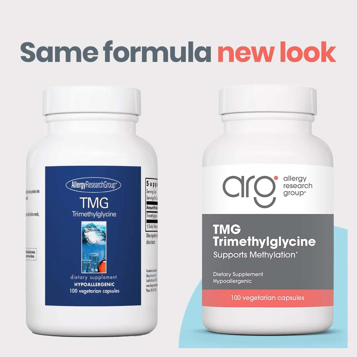 ARG TMG Trimethylglycine – 750 mg, 100 Capsules - görsel 2