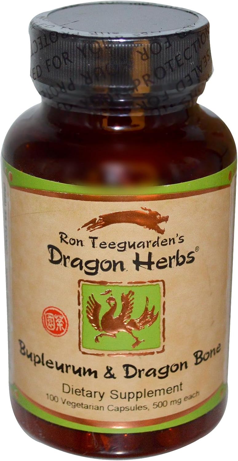 Dragon Herbs Bupleurum & Dragon Bone – 500 mg – 100 Vegetarian Capsules