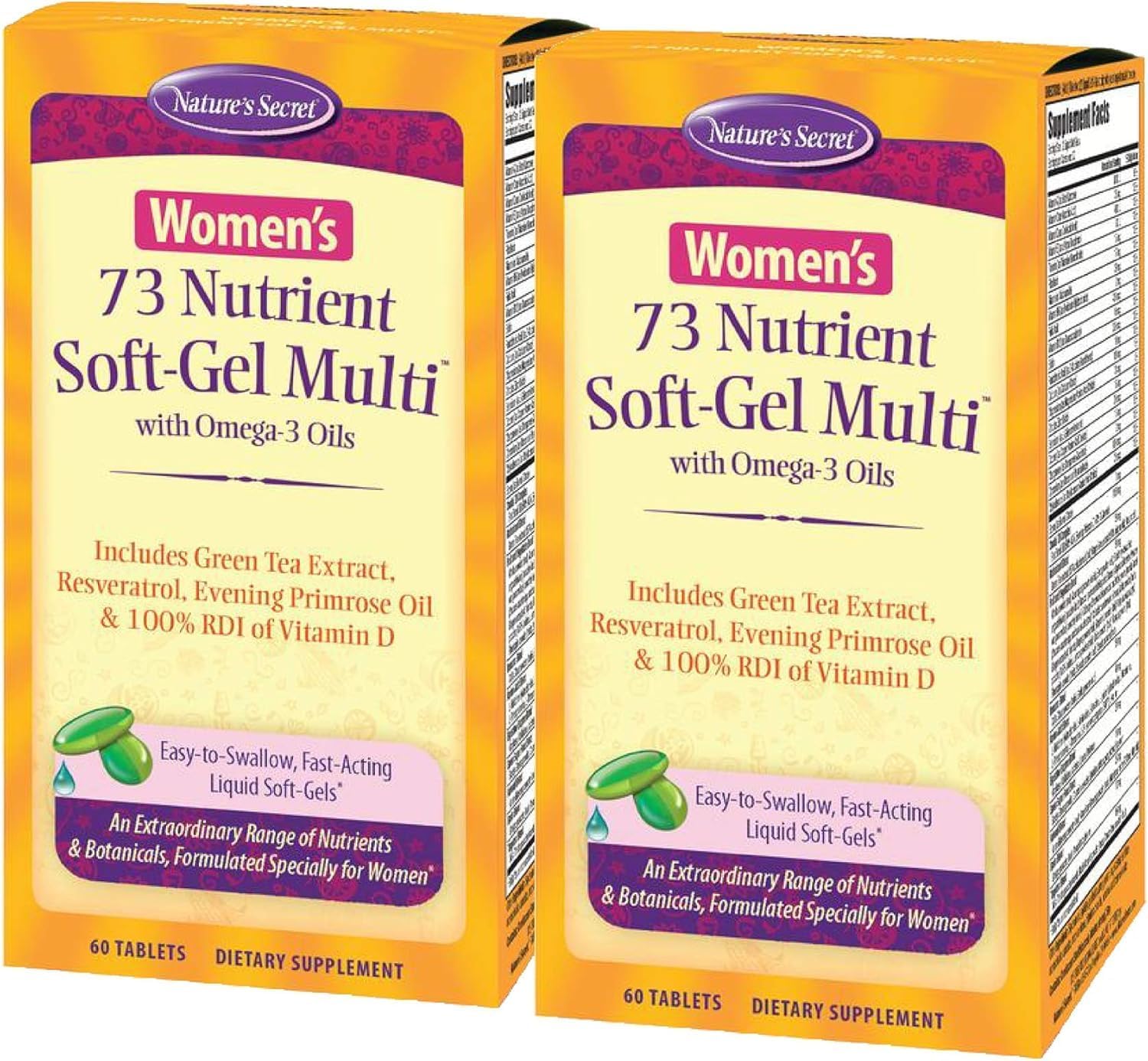 Nature's Secret Women's 73 Nutrient Soft-Gel Multivitamin