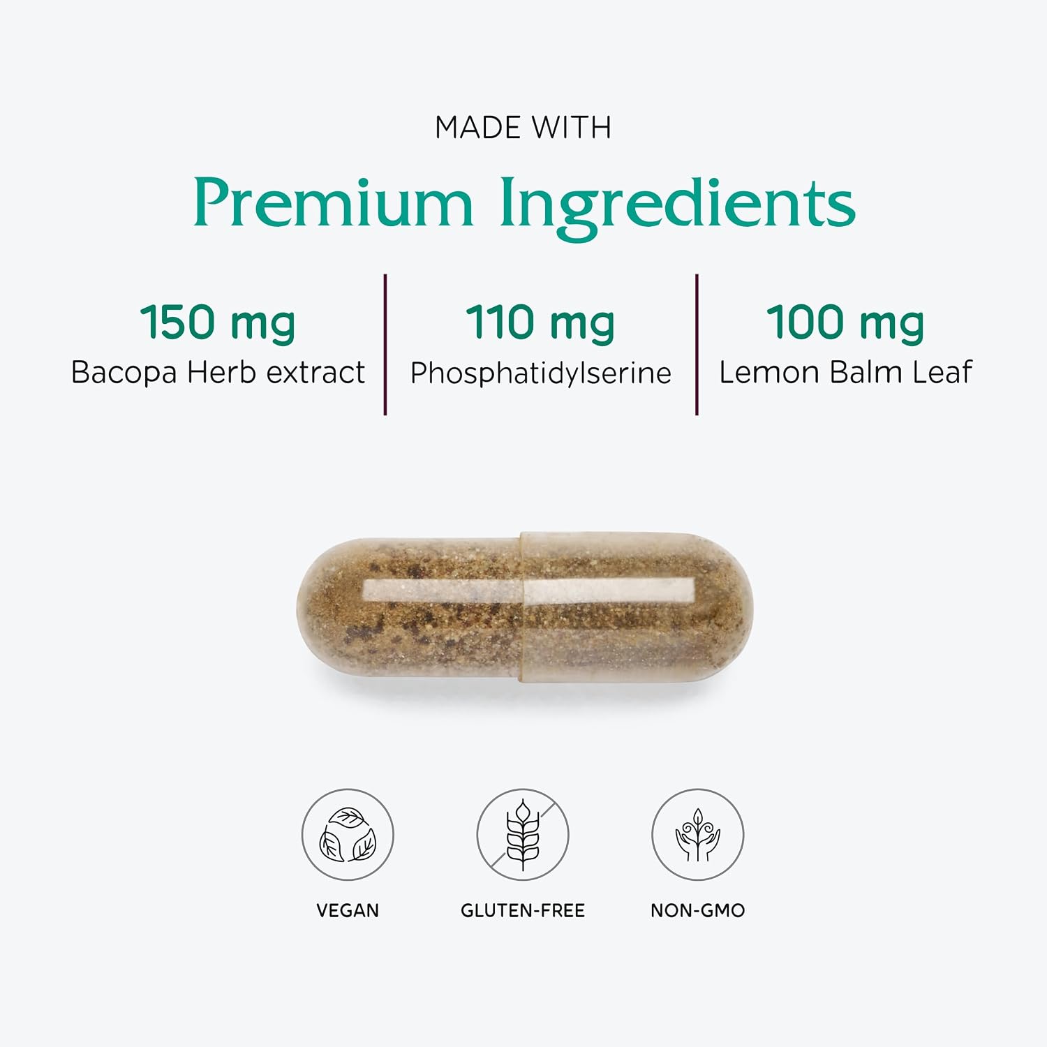 Vitanica MindBlend Brain Support, Vegan, 60 Capsules – Canada
