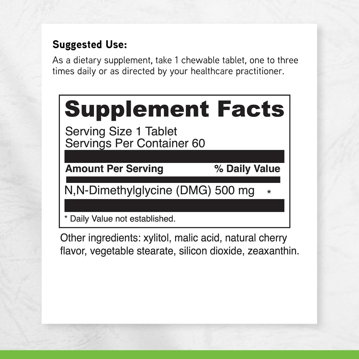 DaVinci Labs Gluconic DMG 250 mg - 90 Chewable Tablets