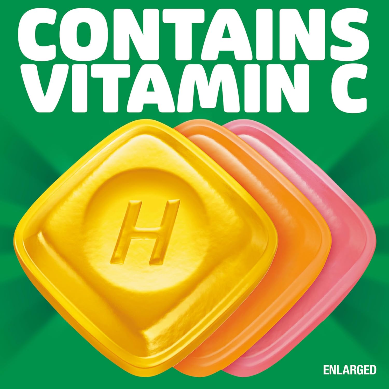 HALLS Defense Assorted Citrus Vitamin C Natural Health Product Drops, 180 ct
