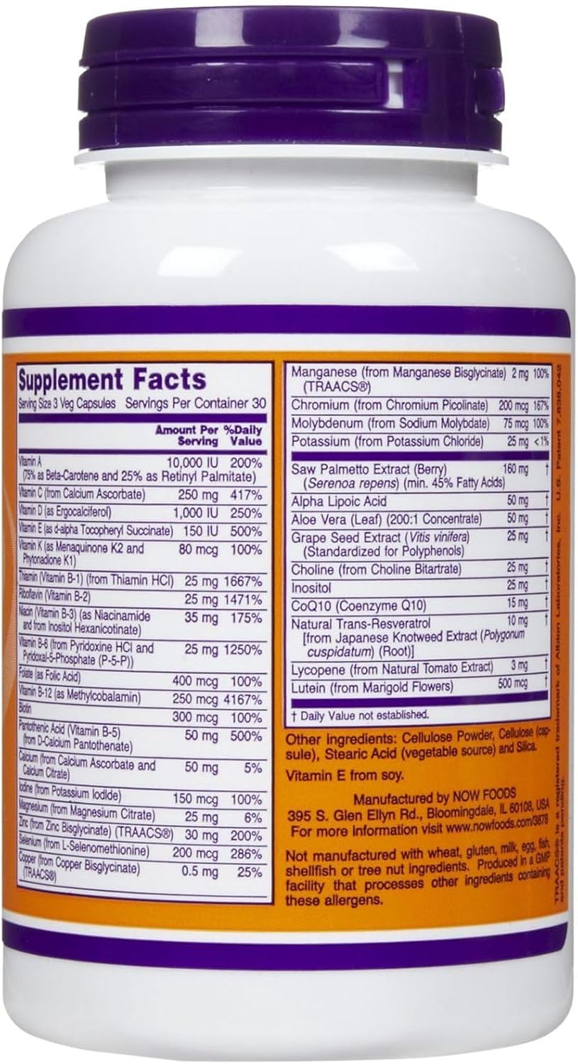 Now Foods ADAM Superior Men's Multiple Vitamin 90 vcaps