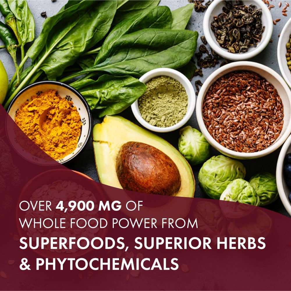 One n Only Whole Food Multivitamin by Pure Essence, Once-Daily with Superfoods, Minerals, Digestive Enzymes, Vitamin D3, B12, Biotin - 90 Tablets
