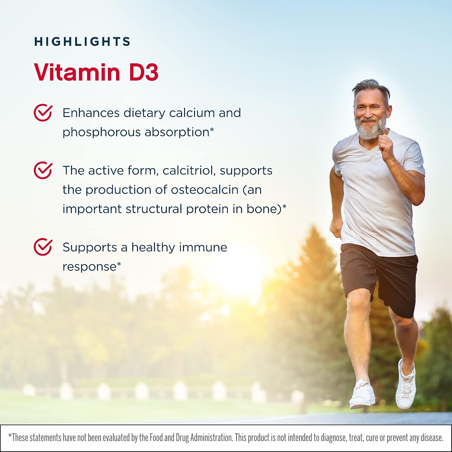 Jarrow Formulas Vitamin D3 2500 IU, 200 Softgels – Bone & Immune Support