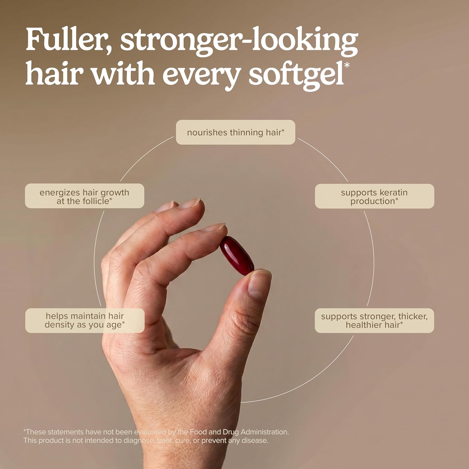 Terry Naturally Hair Renew Formula - 60 Softgels - Supports Healthy Hair, Nourishes Thinning Hair, with Millet Seed Oil, Horsetail, Biotin & Folic Acid - Gluten-Free - 30 Servings