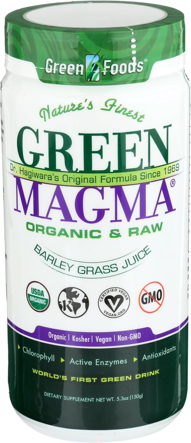 Green Foods Green Magma Barley Grass Supplement, 150 g