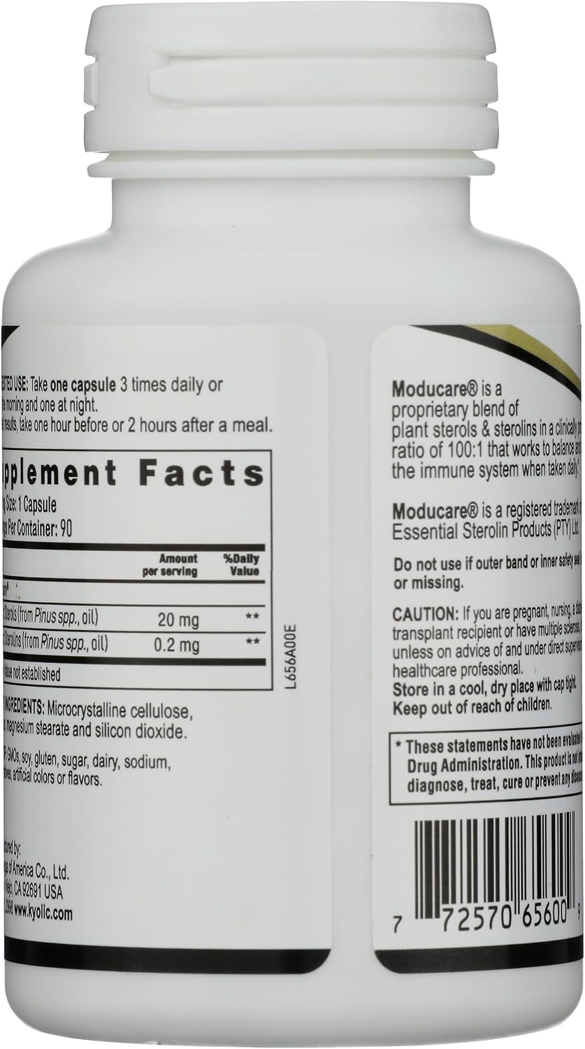 Kyolic Moducare Sterols - Plant Sterol Multivitamin, 90 VegiCaps