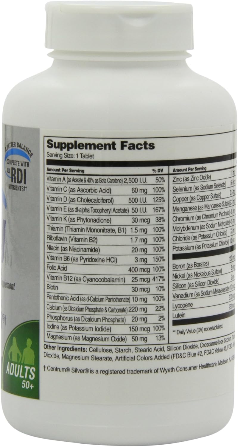 21st Century Sentry Senior, 265 Tablets (Pack of 2) - görsel 3
