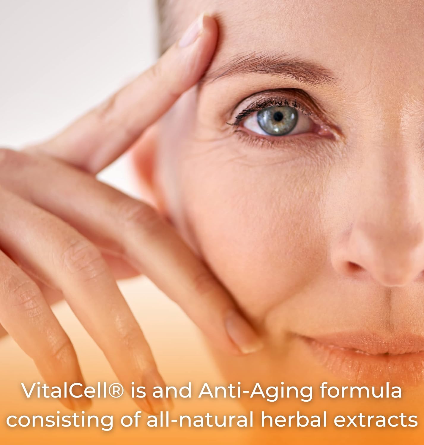 Vital Cell Natural Anti-ageing Supplement for Men and Women, Supporting Circulation and Healthy Organ Function (180 Vegetarian Capsules)